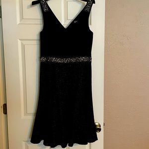 Black sequined Etcetera Cocktail dress